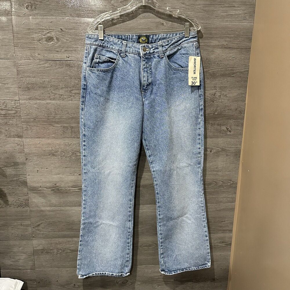 Vintage‎ Paris Sport Club Jeans Womens 13 High Rise Mom Light Wash Denim Blue
